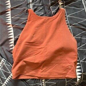 Women's Sleeveless Rust Top